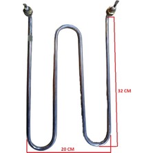 Hasmar Semaver Rezistansı Kıvrık 230V 3000W