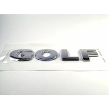 Behin Dizayn VOLKSWAGEN UYUMLU Golf Bagaj Yazısı 134mm-26mm