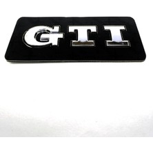 Behin Dizayn VOLKSWAGEN UYUMLU GTI Bagaj Yazısı 95mm-25mm