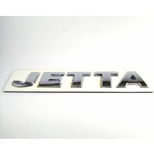 Behin Dizayn VOLKSWAGEN UYUMLU Jetta Bagaj Yazısı 125mm-20mm