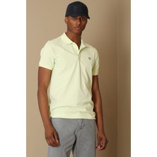 Lufian Laon Spor Polo Yaka Erkek Tişört Siyah
