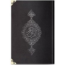 Çanta Boy Kadife Kur'an-I Kerim (Siyah, Yaldızlı, Mühürlü) - 07 Siyah