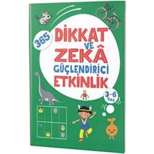 365 Dikkat ve Zeka Güçlendirici Etkinlik (Yeşil Kitap)
