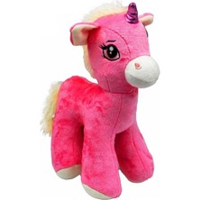 Yk Store Sevimli Unicorn Pony Peluş Uyku Arkadaşı Pembe 50 cm