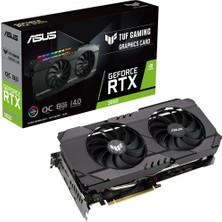 ASUS GEFORCE TUF RTX 3050 8GB 128bit GDDR6 1852MHz OC HDMI 3xDP RGB (TUF-RTX3050-O8G-GAMING) EKRAN KARTI