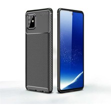 Canpay Samsung Galaxy Note 10 Lite Uyumlu Kılıf Legion Series Flexible Soft Carbon Design Case