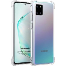 Canpay Samsung Galaxy Note 10 Lite Uyumlu Kılıf Case, Şeffaf Ultra Koruma Hard Transparent Ultra Protected