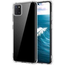 Canpay Samsung Galaxy Note 10 Lite Uyumlu Kılıf Case, Şeffaf Ultra Koruma Hard Transparent Ultra Protected