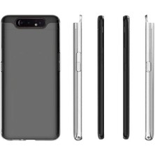 Canpay Samsung Galaxy A80 Uyumlu Kılıf Case, Soft, Transparent, Şeffaf Ultra Esnek Ince Silikon