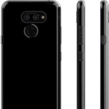 Canpay Lg K40S Uyumlu Kılıf Case, Soft, Transparent, Şeffaf Ultra Esnek Ince Silikon