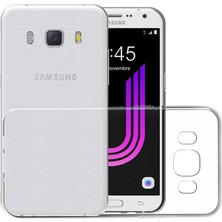 Canpay Samsung Galaxy J7 Uyumlu Kılıf Case, Soft, Transparent, Şeffaf Ultra Esnek Ince Silikon