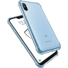 Canpay Xiaomi Mi A2 Lite Uyumlu Kılıf Case, Şeffaf Ultra Koruma Hard Transparent Ultra Protected