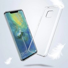 Canpay Huawei Mate 20 Pro Uyumlu Kılıf Case, Soft, Transparent, Şeffaf Ultra Esnek Ince Silikon