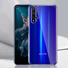 Canpay Huawei Honor 20 Uyumlu Kılıf Case, Soft, Transparent, Şeffaf Ultra Esnek Ince Silikon