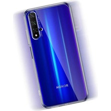 Canpay Huawei Honor 20 Uyumlu Kılıf Case, Soft, Transparent, Şeffaf Ultra Esnek Ince Silikon