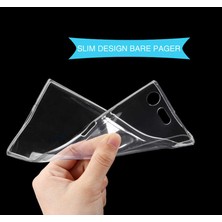 Canpay Sony Xperia Xz1 Uyumlu Kılıf Case, Soft, Transparent, Şeffaf Ultra Esnek Ince Silikon