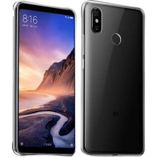 Canpay Xiaomi Mi Max 3 Uyumlu Kılıf Case, Soft, Transparent, Şeffaf Ultra Esnek Ince Silikon