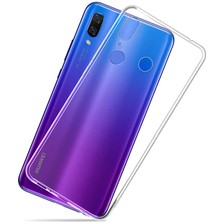 Canpay Huawei Y9 2019 Uyumlu Kılıf Case, Soft, Transparent, Şeffaf Ultra Esnek Ince Silikon