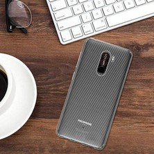 Canpay Xiaomi Pocophone F1 Uyumlu Kılıf Case, Soft, Transparent, Şeffaf Ultra Esnek Ince Silikon