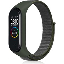 Canpay Xiaomi Mi Band 3 Uyumlu Akıllı Saat Için Kordon Örgü Işlemeli Hasır Dizayn Weave Embroidered Straw Design