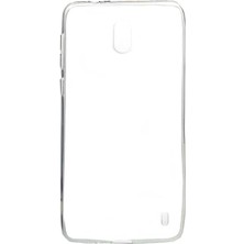 Canpay Nokia 2 Uyumlu Kılıf Case, Soft, Transparent, Şeffaf Ultra Esnek Ince Silikon