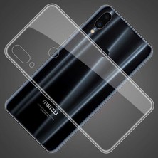 Canpay Meizu Note 9 Uyumlu Kılıf Case, Soft, Transparent, Şeffaf Ultra Esnek Ince Silikon