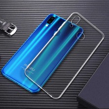 Canpay Meizu Note 9 Uyumlu Kılıf Case, Soft, Transparent, Şeffaf Ultra Esnek Ince Silikon