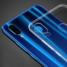 Canpay Meizu Note 9 Uyumlu Kılıf Case, Soft, Transparent, Şeffaf Ultra Esnek Ince Silikon