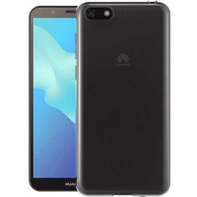 Canpay Huawei Y5 2018 Uyumlu Kılıf Case, Soft, Transparent, Şeffaf Ultra Esnek Ince Silikon