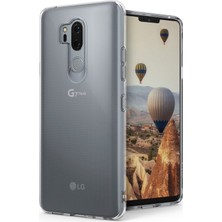 Canpay Lg G7 Thinq Uyumlu Kılıf Case, Soft, Transparent, Şeffaf Ultra Esnek Ince Silikon