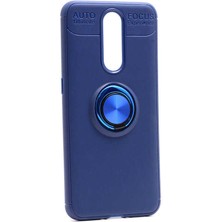 Canpay Oppo RX17 Pro Uyumlu Kılıf Standlı Manyetik Yüzüklü Esnek Yumuşak Silikon Case