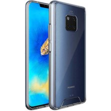 Canpay Huawei Mate 20 Pro Uyumlu Kılıf Şeffaf Sert Ultra Koruma Teknolojisi Transparent Case