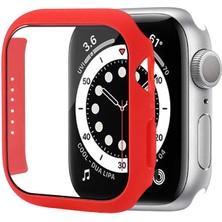 Canpay Apple Watch 7 45MM Uyumlu Akıllı Saat Ekran Koruyucu Kılıf Tam Ekran Kaplama Hafif Ultra Darbe Emici