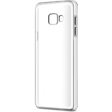 Canpay Samsung Galaxy C7 Uyumlu Kılıf Case, Soft, Transparent, Şeffaf Ultra Esnek Ince Silikon