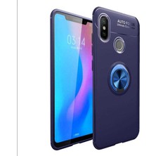 Canpay Xiaomi Mi 6x Uyumlu Kılıf Standlı Manyetik Yüzüklü Esnek Yumuşak Silikon Case