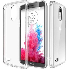 Canpay Lg K9 Uyumlu Kılıf Case, Soft, Transparent, Şeffaf Ultra Esnek Ince Silikon