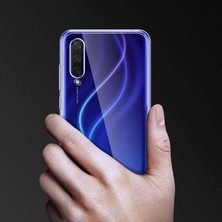 Canpay Xiaomi Mi 9 Lite Uyumlu Kılıf Case, Soft, Transparent, Şeffaf Ultra Esnek Ince Silikon