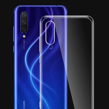 Canpay Xiaomi Mi 9 Lite Uyumlu Kılıf Case, Soft, Transparent, Şeffaf Ultra Esnek Ince Silikon