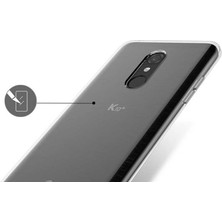 Canpay Lg K11 Uyumlu Kılıf Case, Soft, Transparent, Şeffaf Ultra Esnek Ince Silikon