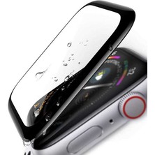 Canpay Apple Watch Serisi 2/3/4/5/6/se 40MM Uyumlu Akıllı Saat Ekran Koruyucu Tam Kenar Kaplayan Glass