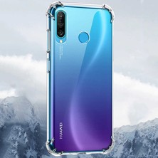 Canpay Huawei P40 Lite E Uyumlu Kılıf Case, Şeffaf Ultra Koruma Hard Transparent Ultra Protected