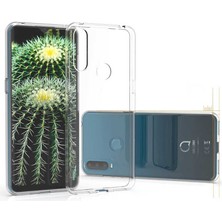 Canpay Alcatel 1s 2020 Uyumlu Kılıf Case, Soft, Transparent, Şeffaf Ultra Esnek Ince Silikon