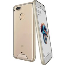 Canpay Xiaomi Mi A1 Uyumlu Kılıf Şeffaf Sert Ultra Koruma Teknolojisi Transparent Case