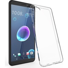 Canpay Htc Desire 12 Uyumlu Kılıf Case, Soft, Transparent, Şeffaf Ultra Esnek Ince Silikon