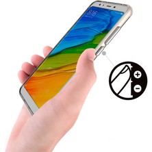 Canpay Xiaomi Redmi 5 Plus Uyumlu Kılıf Şeffaf Sert Ultra Koruma Teknolojisi Transparent Case