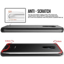 Canpay Xiaomi Pocophone F1 Uyumlu Kılıf Şeffaf Sert Ultra Koruma Teknolojisi Transparent Case