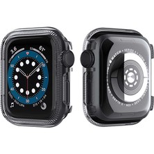 Canpay Apple Watch Series 2 3 4 5 6 Se 38 mm Uyumlu Akıllı Saat Ekran Koruyucu Tam Kaplayan Esnek Full Body