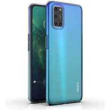 Canpay Oppo A92 Uyumlu Kılıf Case, Soft, Transparent, Şeffaf Ultra Esnek Ince Silikon