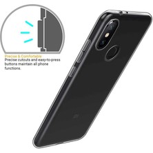 Canpay Xiaomi Mi Mix 3 Uyumlu Kılıf Case, Soft, Transparent, Şeffaf Ultra Esnek Ince Silikon