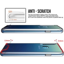 Canpay Samsung Galaxy A9 2018 Uyumlu Kılıf Şeffaf Sert Ultra Koruma Teknolojisi Transparent Case